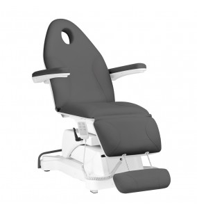 SILLON BASIC PEDI 3 ELEKTRISCHER KOSMETIKSTUHL DREHMOTOREN GRAU