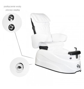 FotSPA pedikyrstol DINA med massagefunktioner & dräneringspump