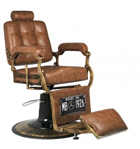 Barber Chair Boss brun & cognac
